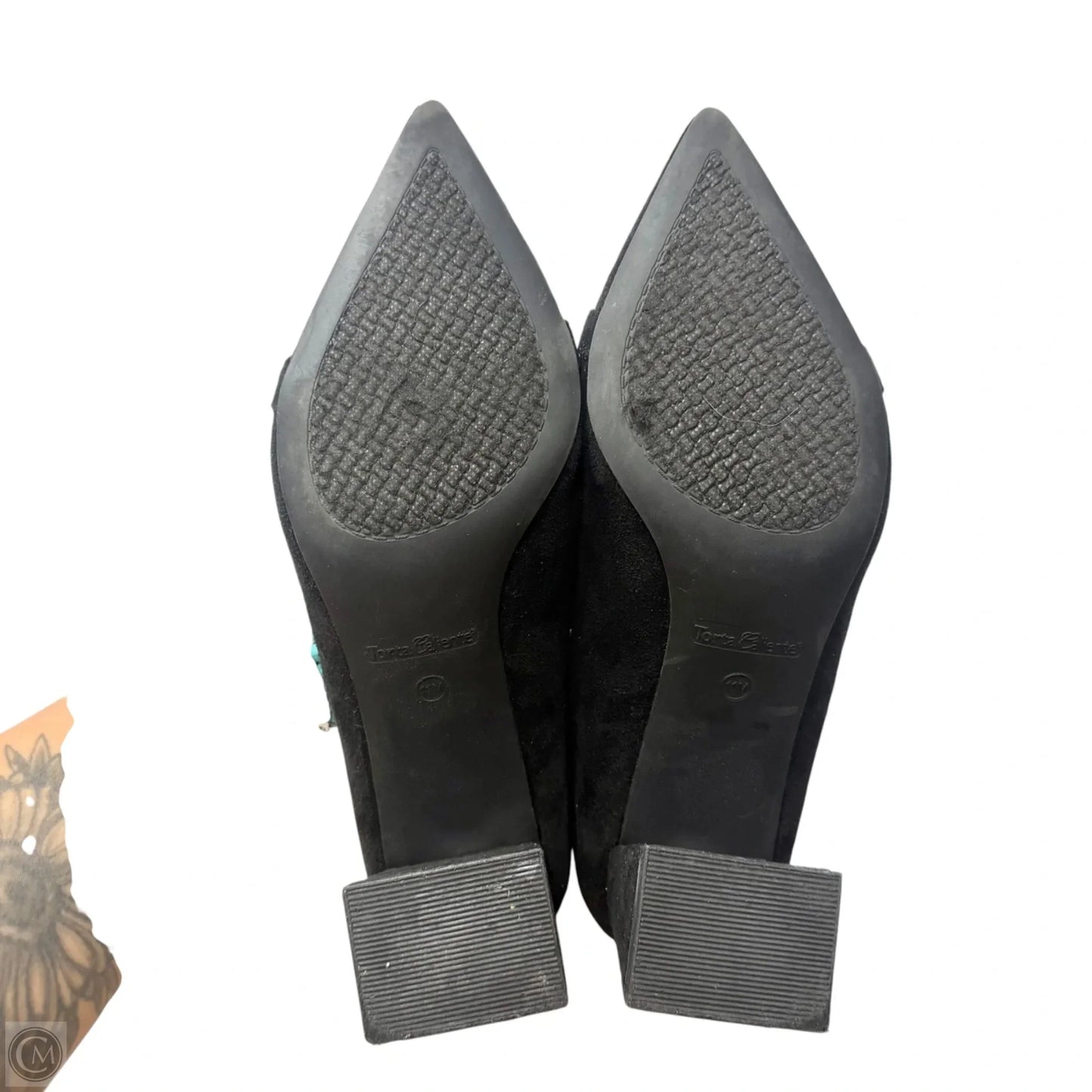 Shoes Heels Block By Torta Caliente In Black, Size: 11