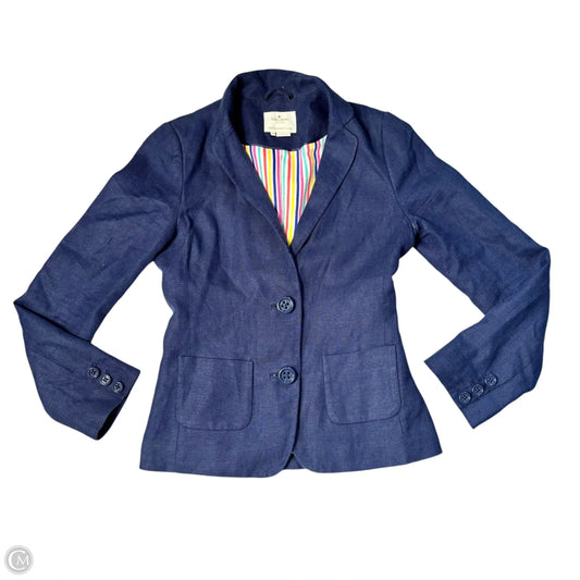 Blazer Designer By Kate Spade In Navy, Size: S