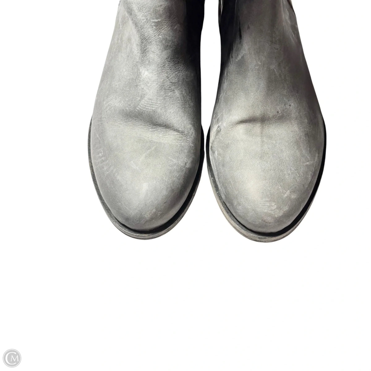 Boots Leather By Charles David In Plaid Pattern, Size: 9.5