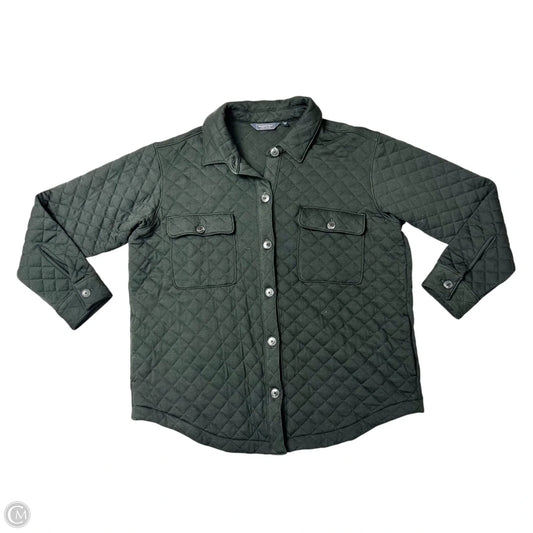 Jacket Shirt By Vineyard Vines In Black, Size: M