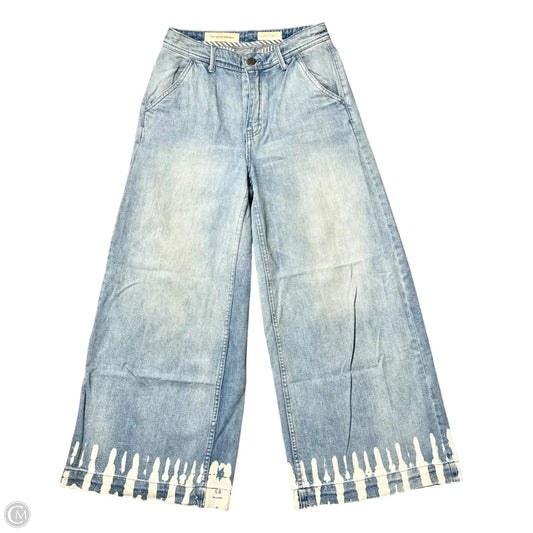 Jeans Wide Leg By Pilcro In Blue Denim, Size: 2