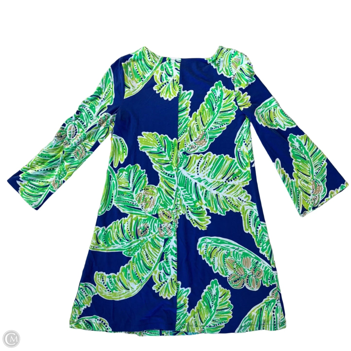 Dress Designer By Lilly Pulitzer In Blue & Green, Size: Xs