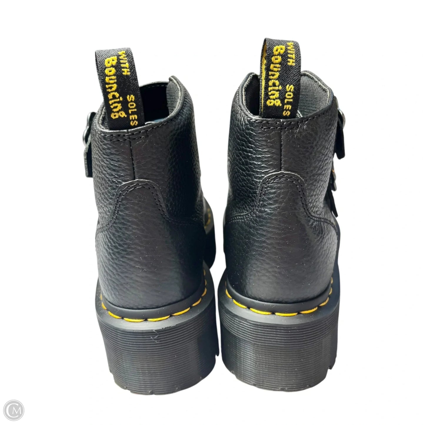 Boots Leather By Dr Martens In Black, Size: 7