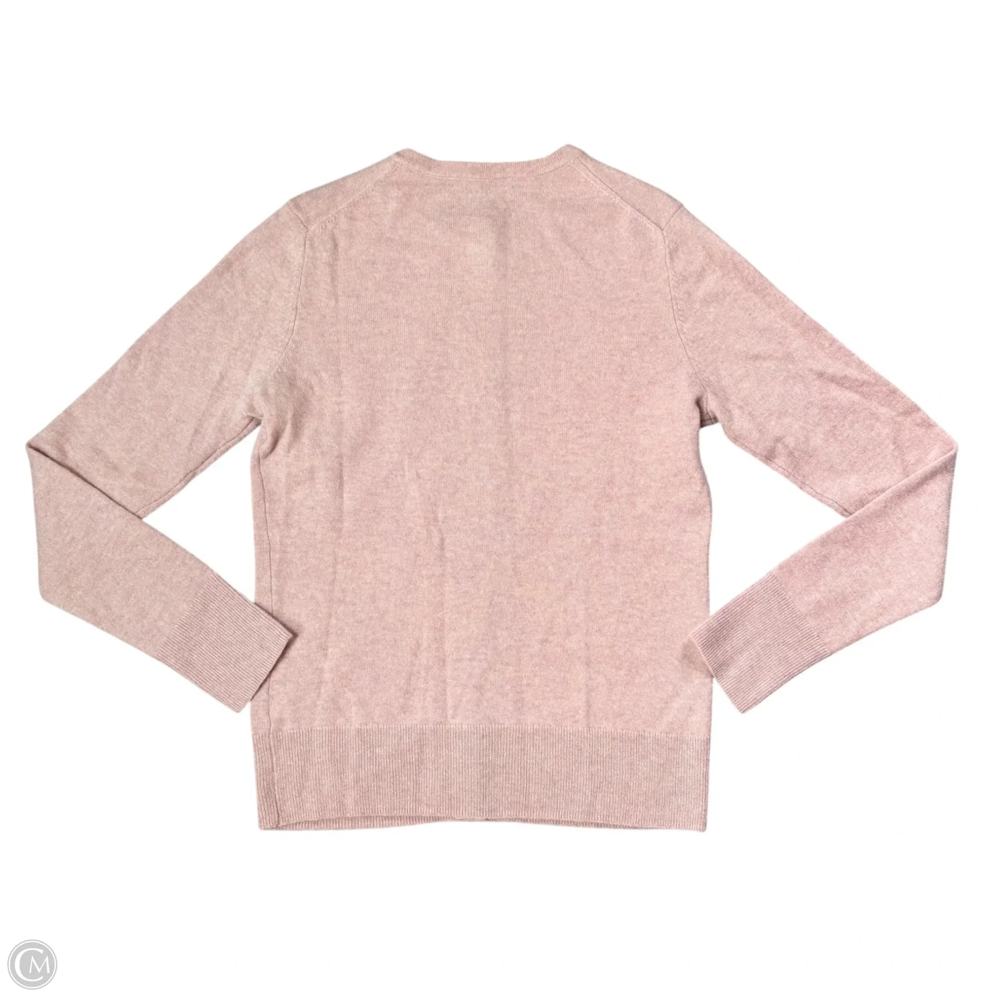 Sweater Cardigan Cashmere By Brooks Brothers In Pink, Size: S