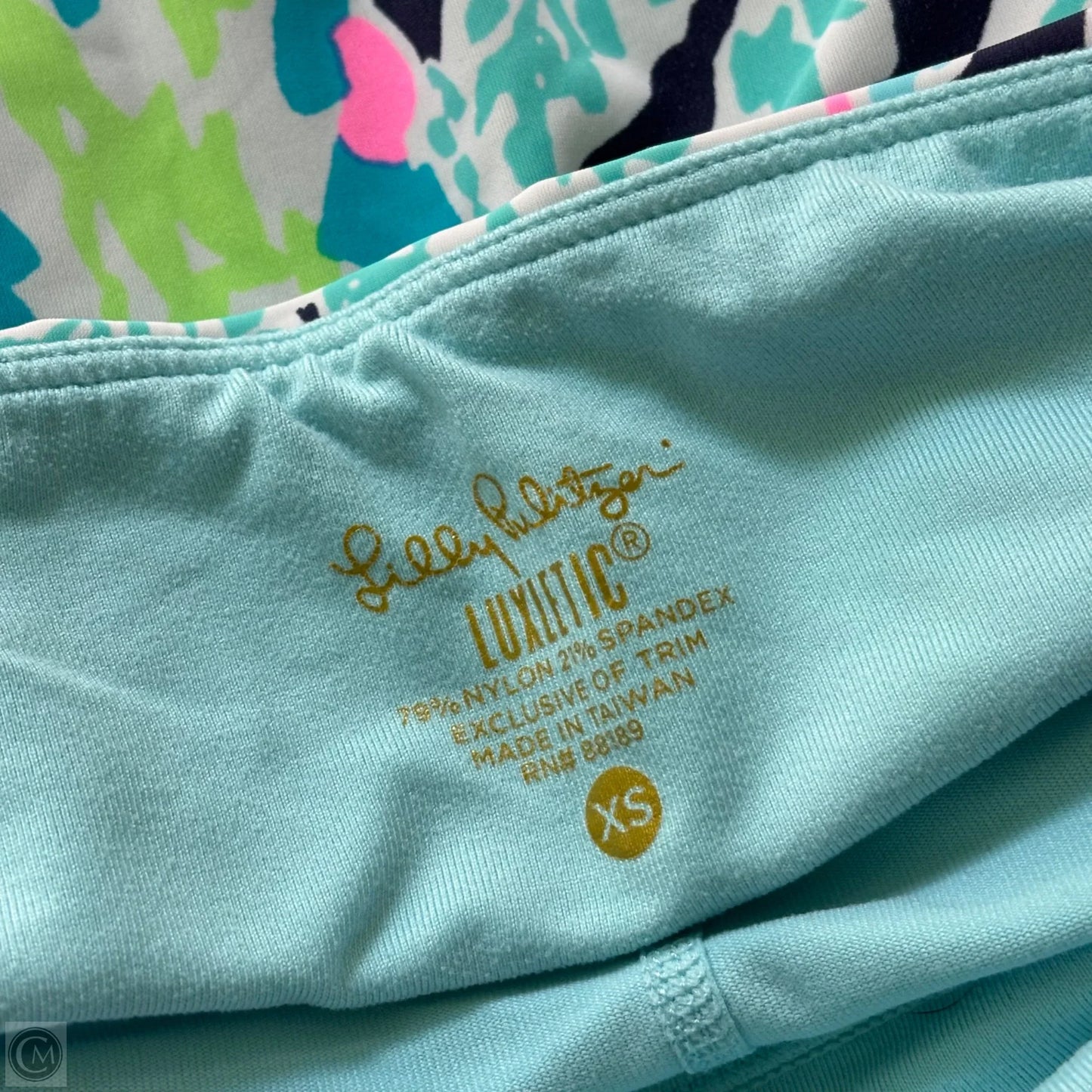 Skort Designer By Lilly Pulitzer In Blue & Pink, Size: Xs
