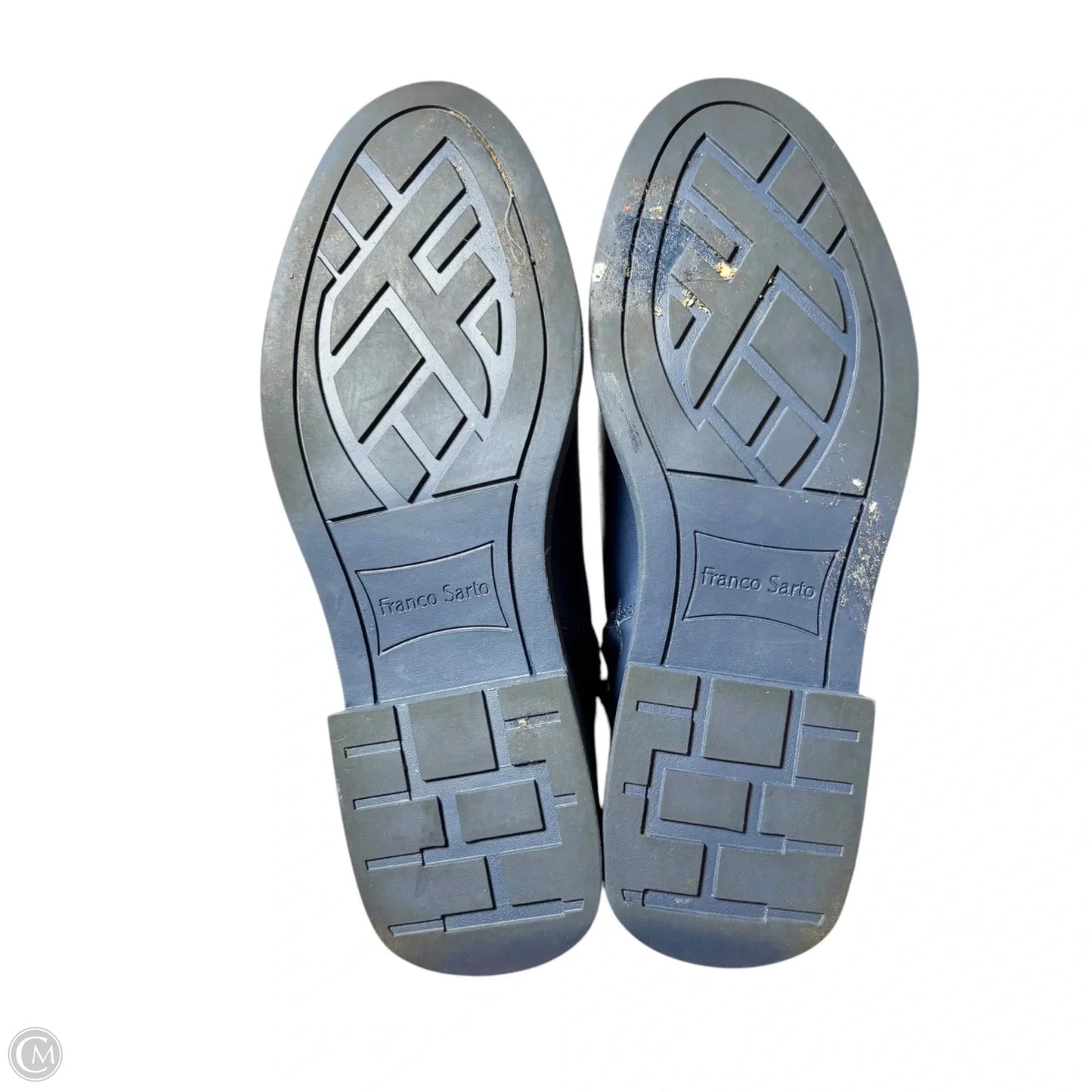 Boots Ankle Flats By Franco Sarto In Blue, Size: 6.5