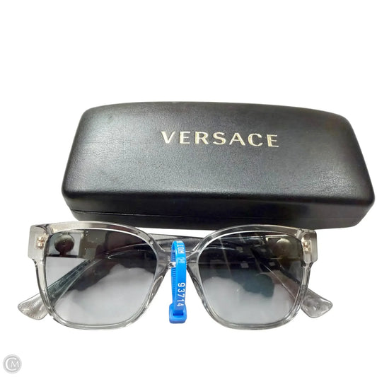 Sunglasses Luxury Designer By Versace, Size: Medium