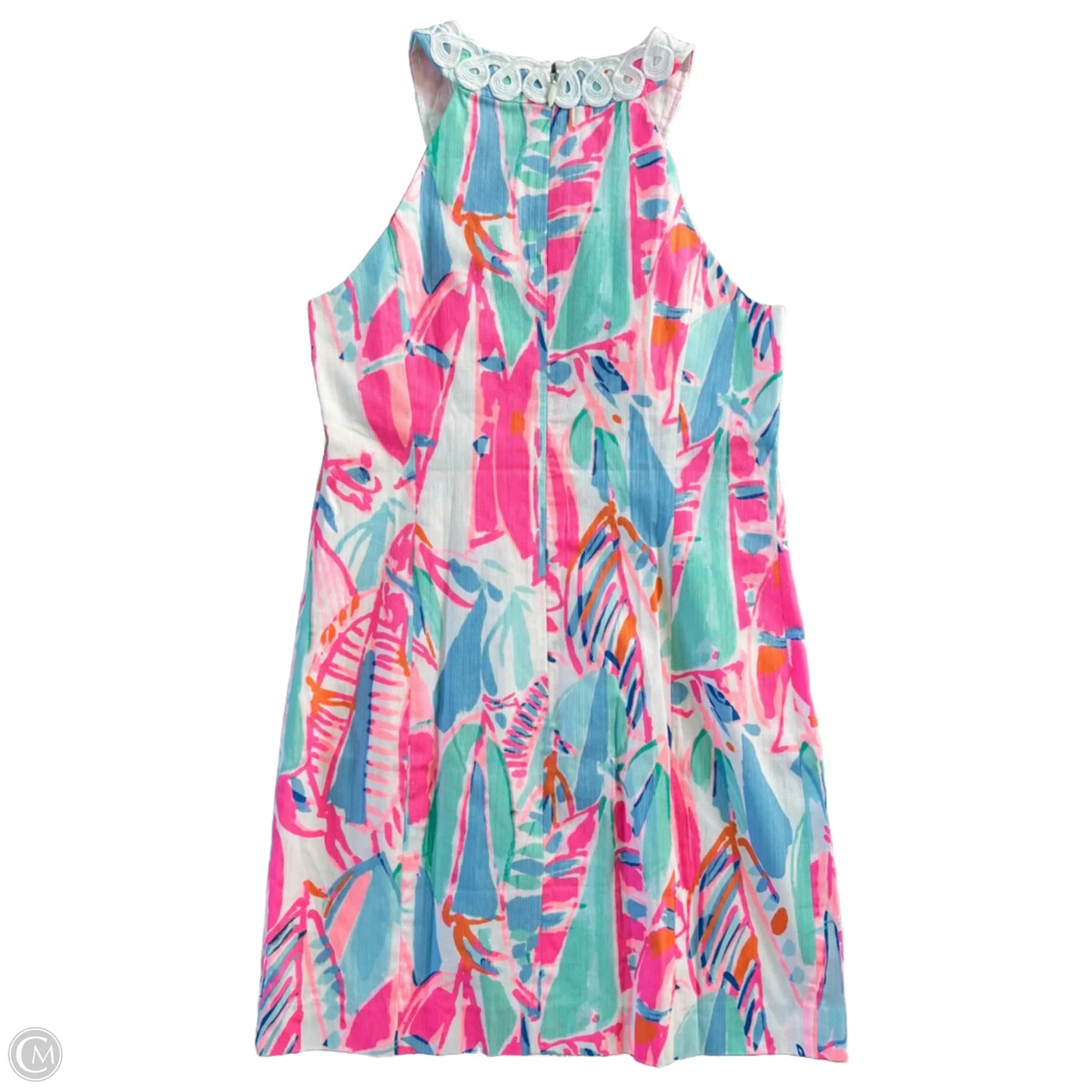 Dress Designer By Lilly Pulitzer In Blue & Pink, Size: M