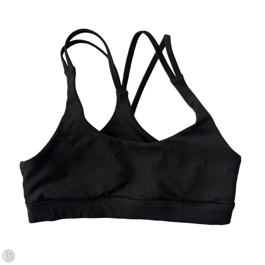 Athletic Bra By Alo In Black, Size: Xs
