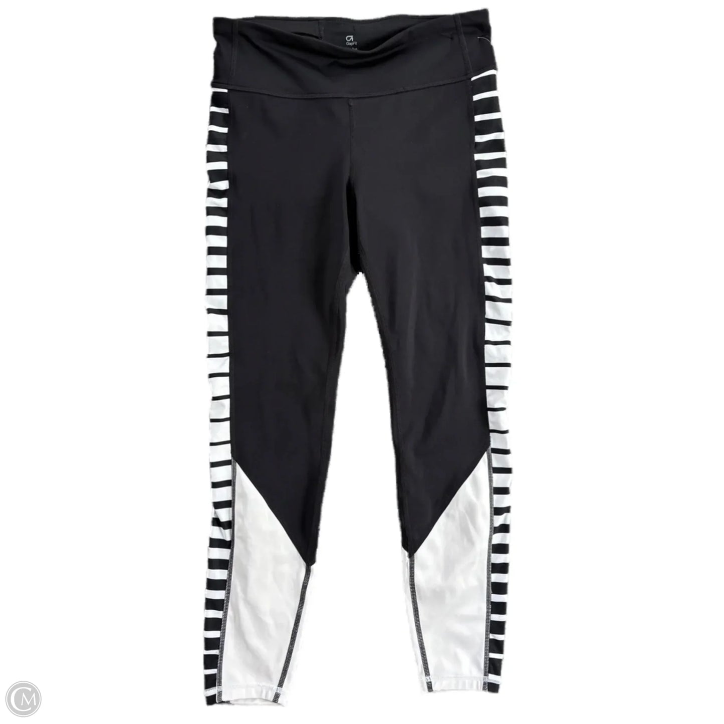 Athletic Leggings By Gap In Black & White, Size: S
