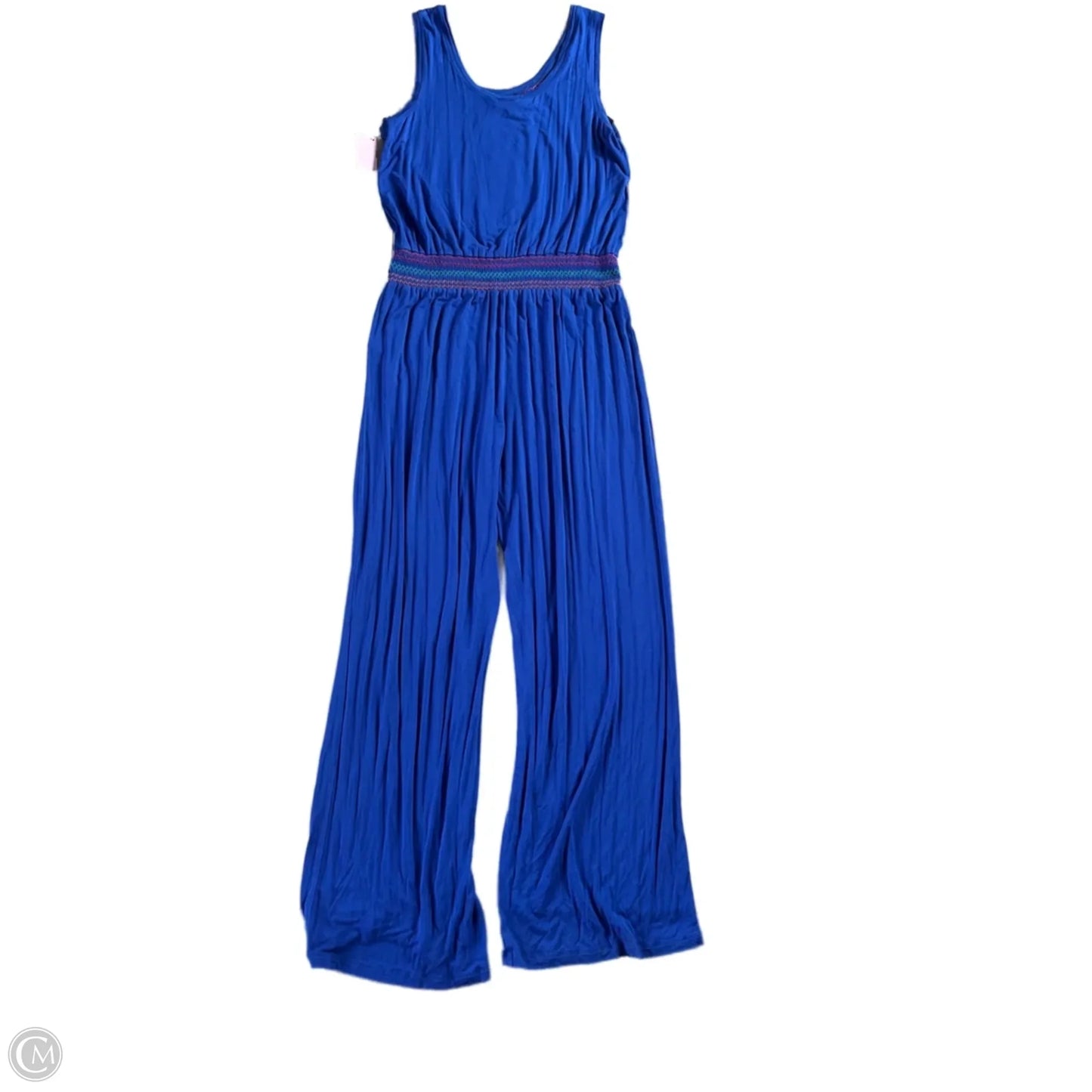 Jumpsuit Designer By Neiman Marcus In Blue, Size: M