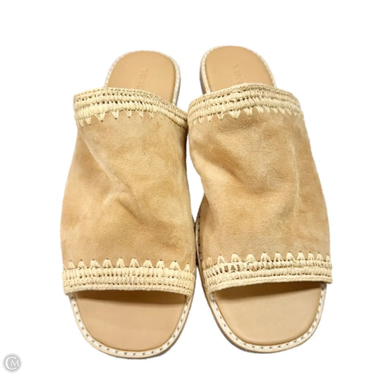 Sandals Flats By Vince In Tan, Size: 9