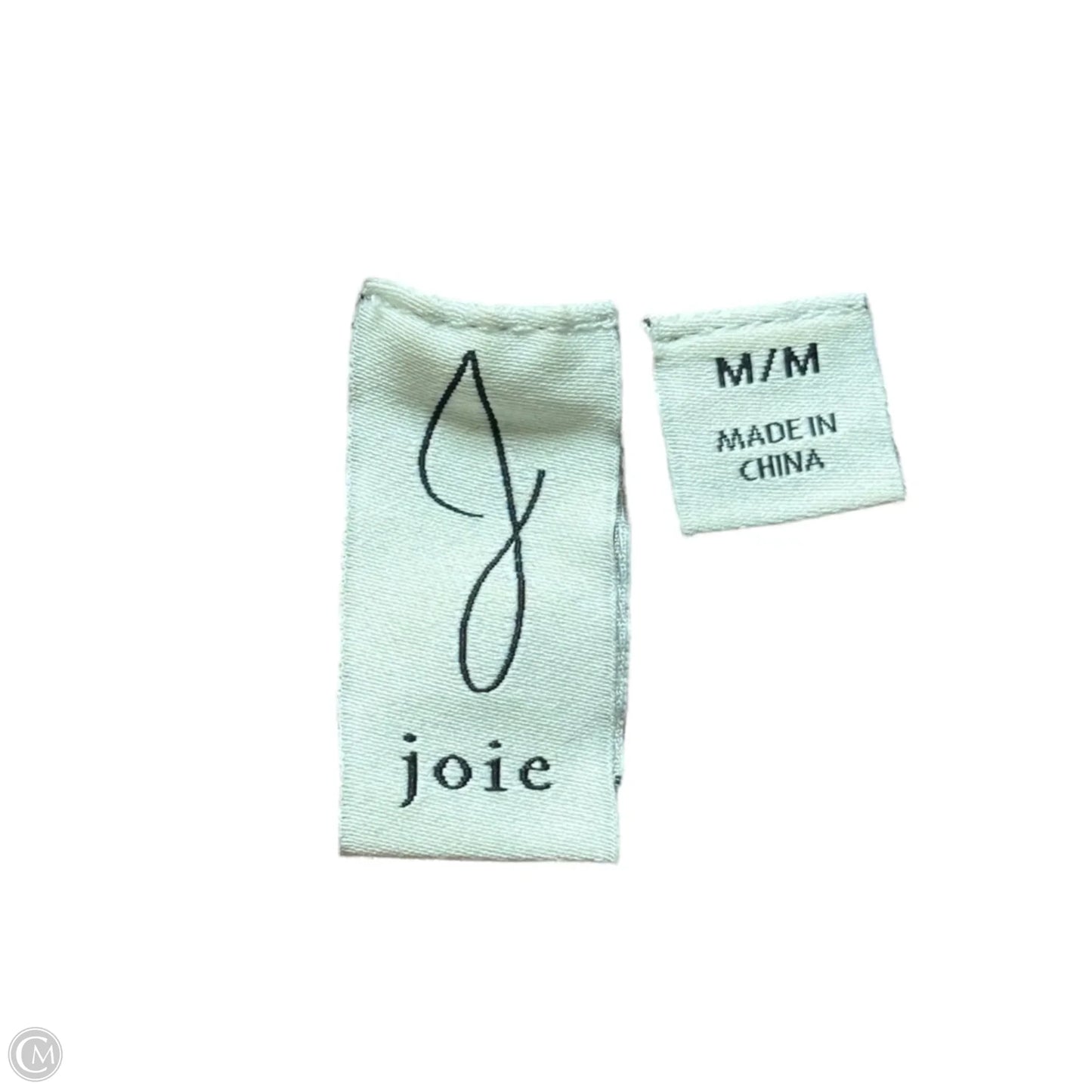 Blouse Long Sleeve By Joie In Black & Brown, Size: M