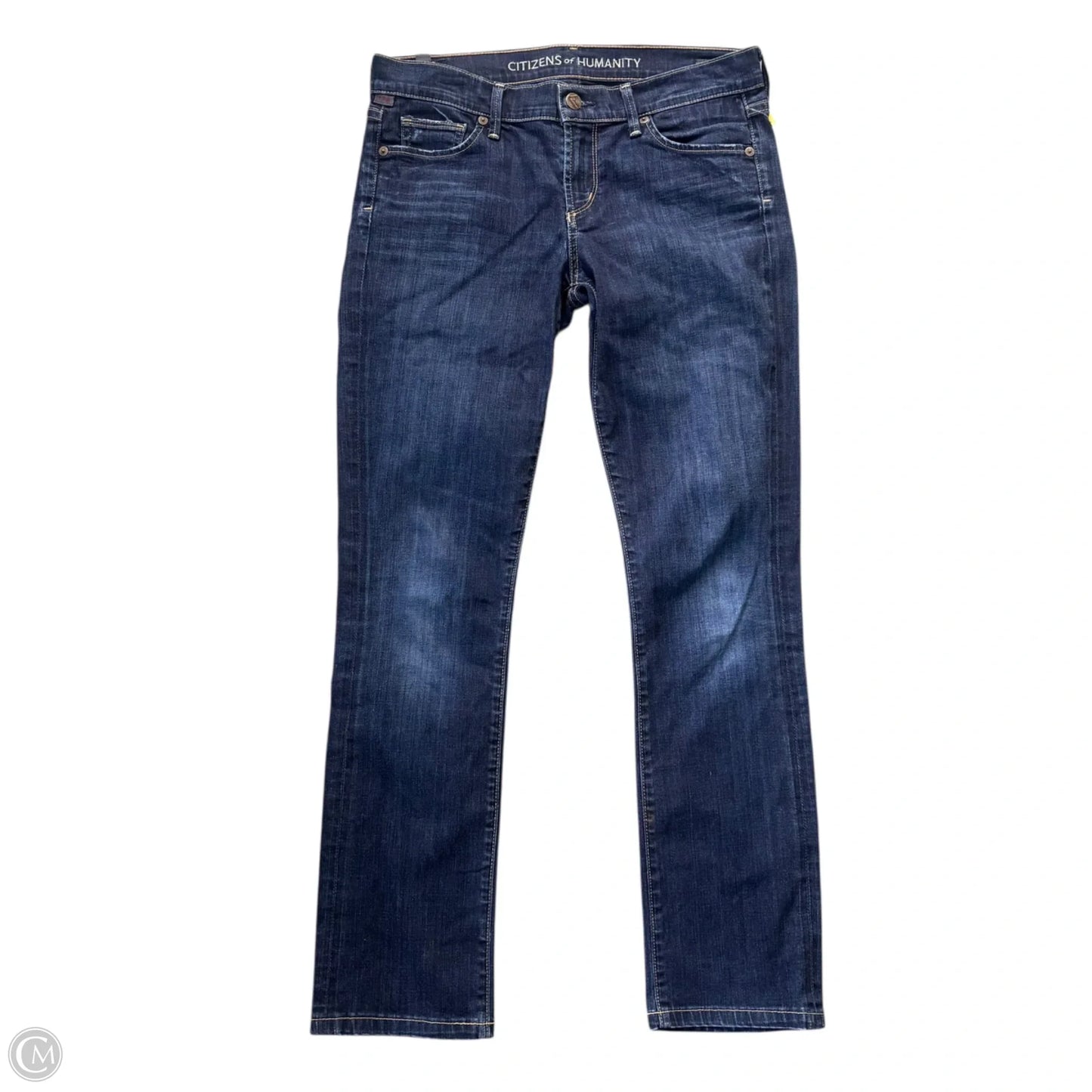 Jeans Straight By Citizens Of Humanity In Blue Denim, Size: 6