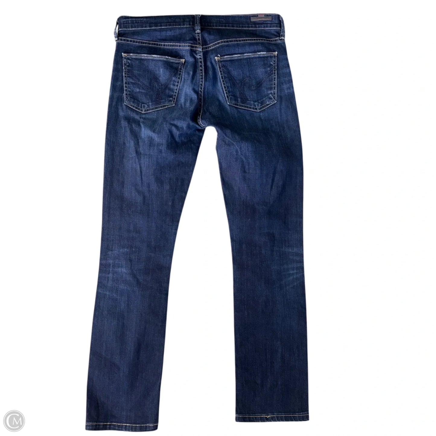 Jeans Straight By Citizens Of Humanity In Blue Denim, Size: 6