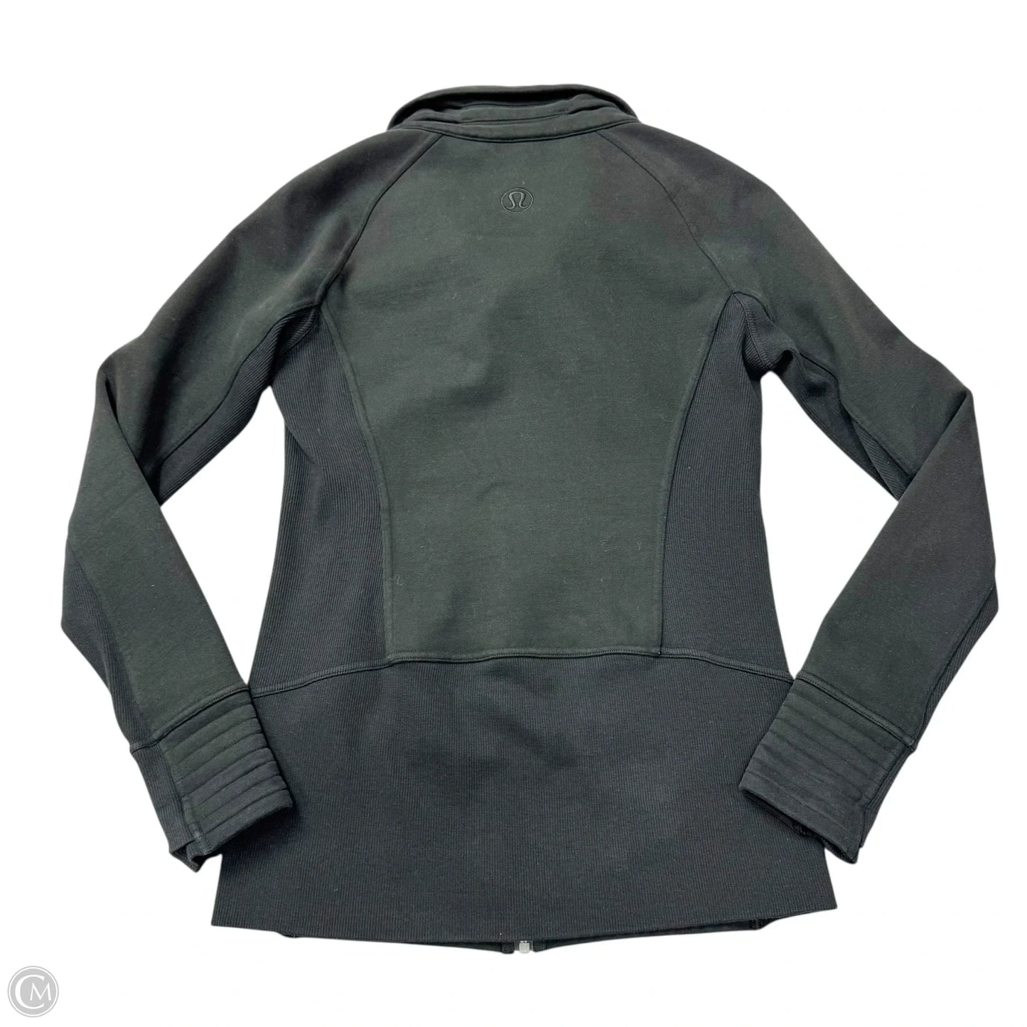 Athletic Jacket By Lululemon In Black, Size: M