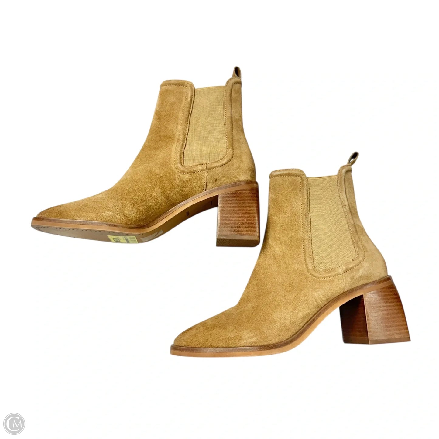 Boots Ankle Heels By Dolce Vita In Tan, Size: 9