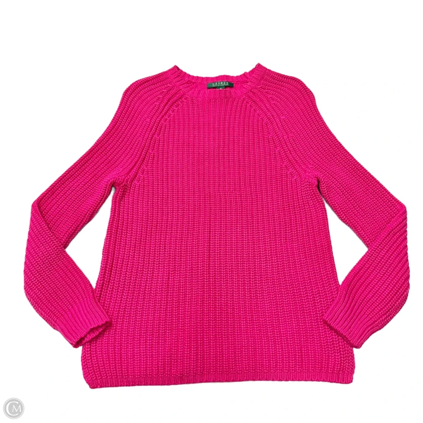 Sweater By Lauren By Ralph Lauren In Pink, Size: M