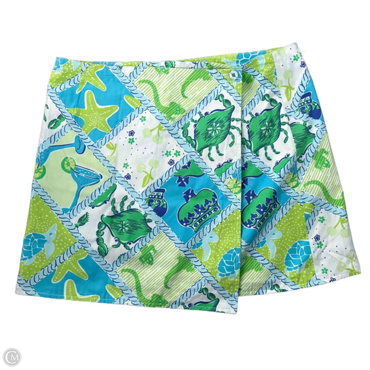 Skirt Designer By Lilly Pulitzer In Blue & Green, Size: S