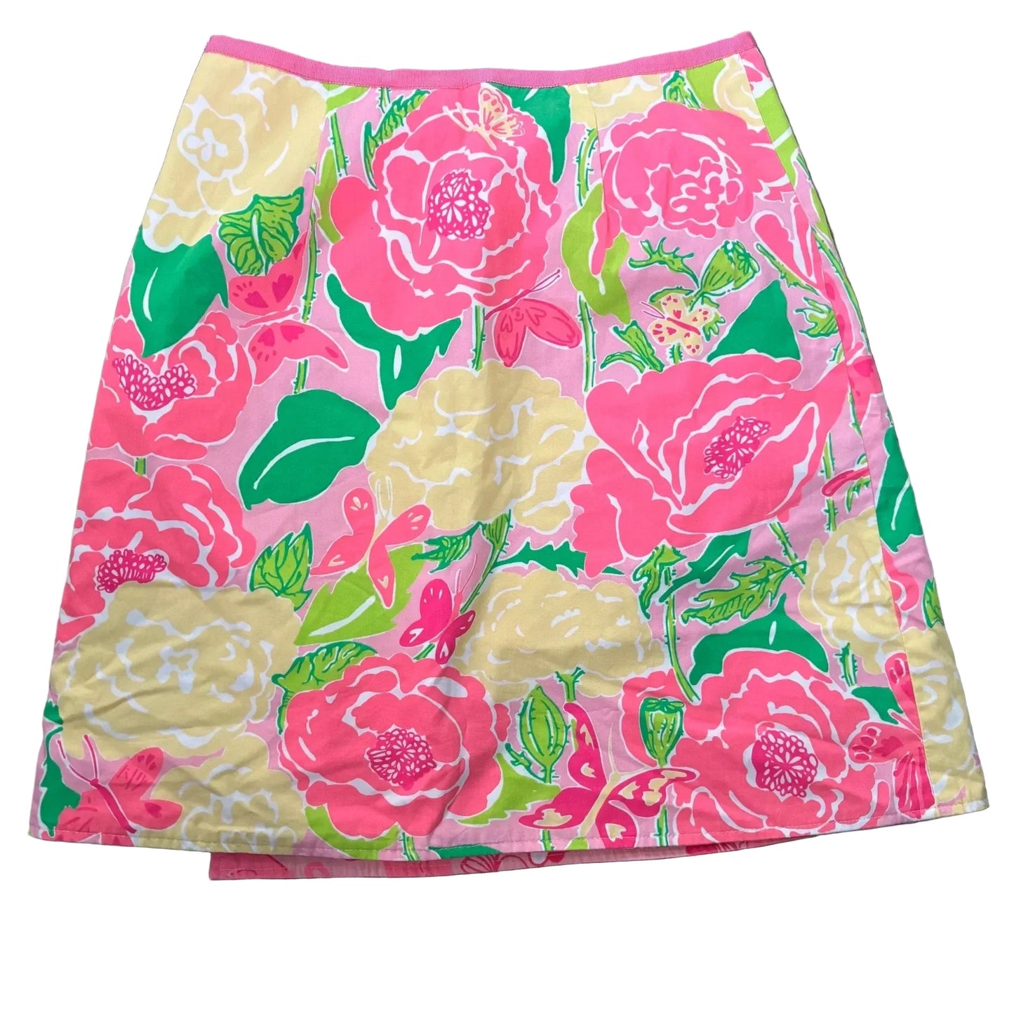 Skirt Designer By Lilly Pulitzer In Pink & Yellow, Size: S