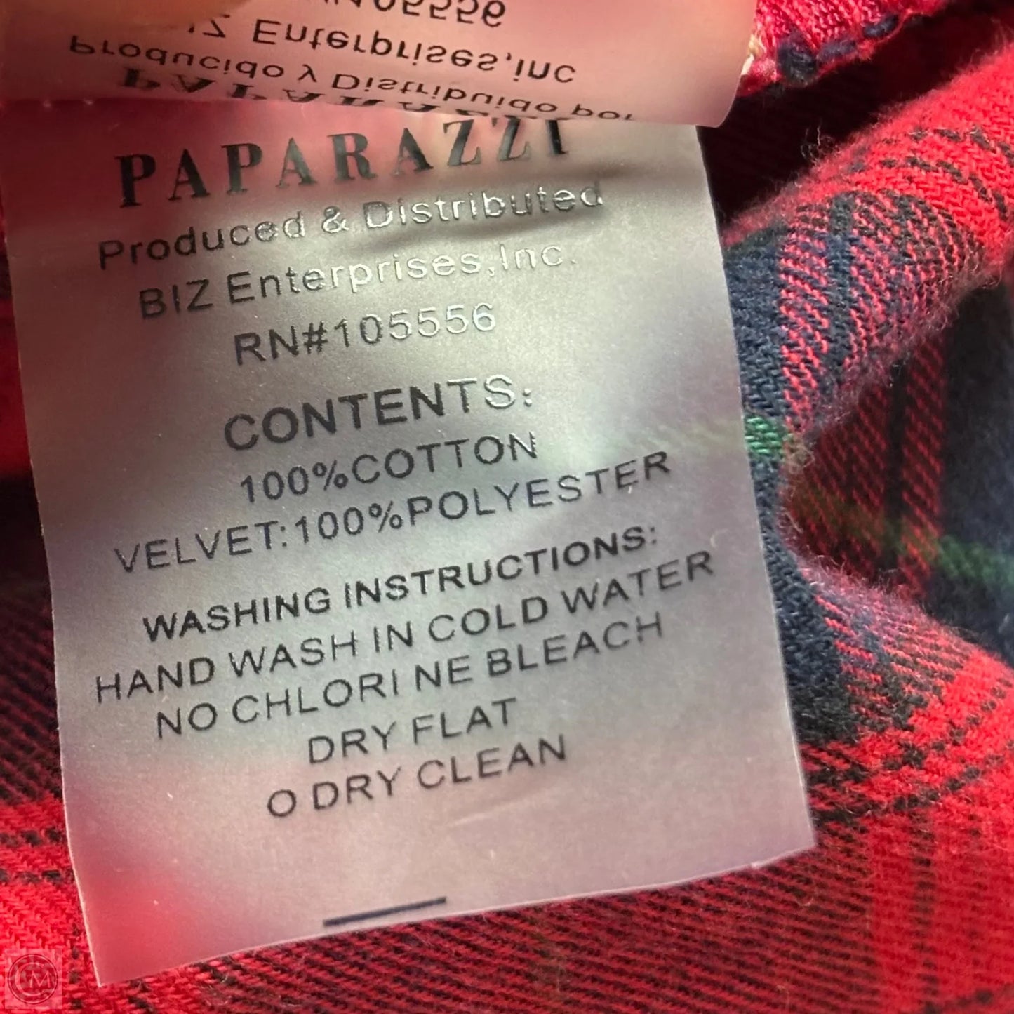 Top Long Sleeve By Paparazzi In Plaid Pattern, Size: 2x