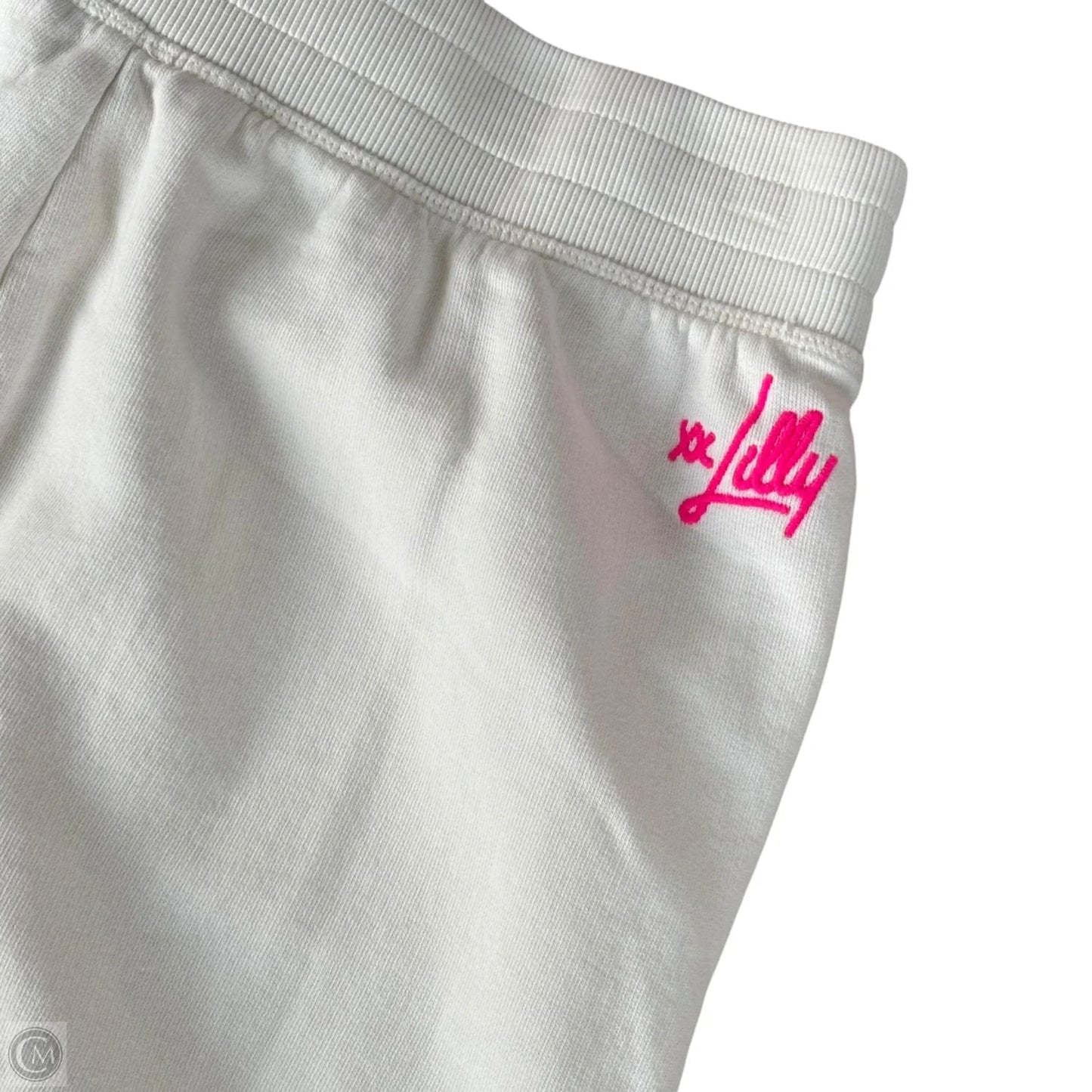 Pants Designer By Lilly Pulitzer In Pink & White, Size: S