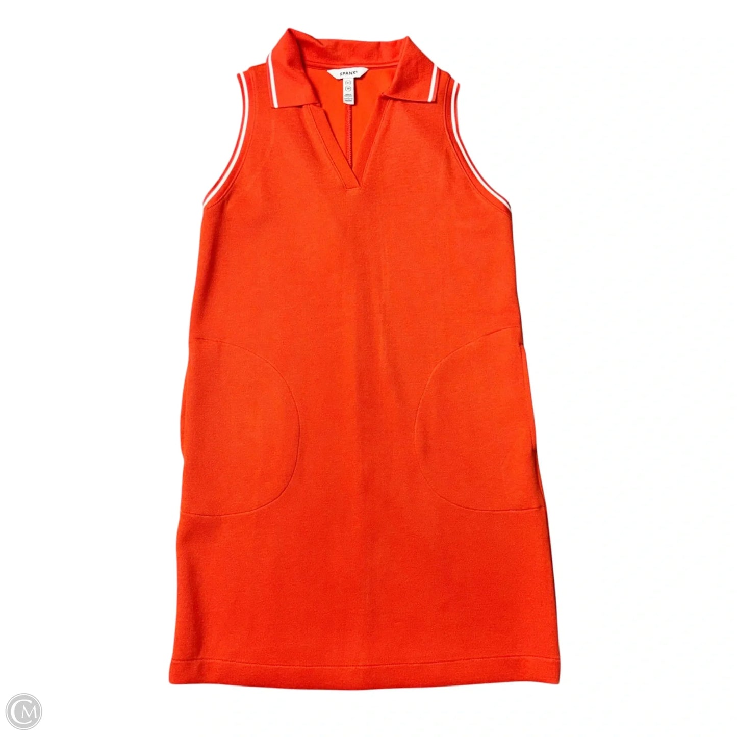 Athletic Dress By Spanx In Orange, Size: Xs