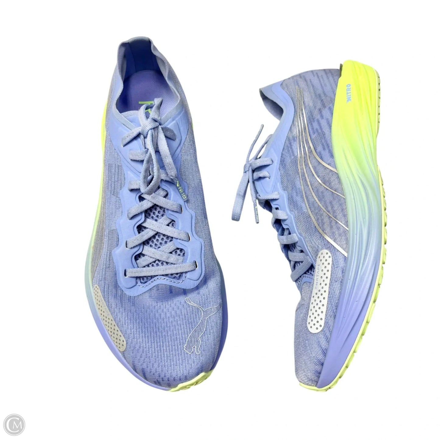 Shoes Athletic By Puma In Blue & Green, Size: 8.5