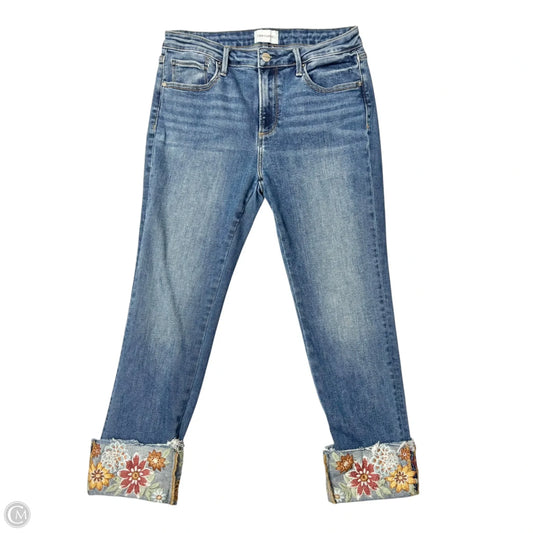 Jeans Cropped By Driftwood In Blue Denim, Size: 8