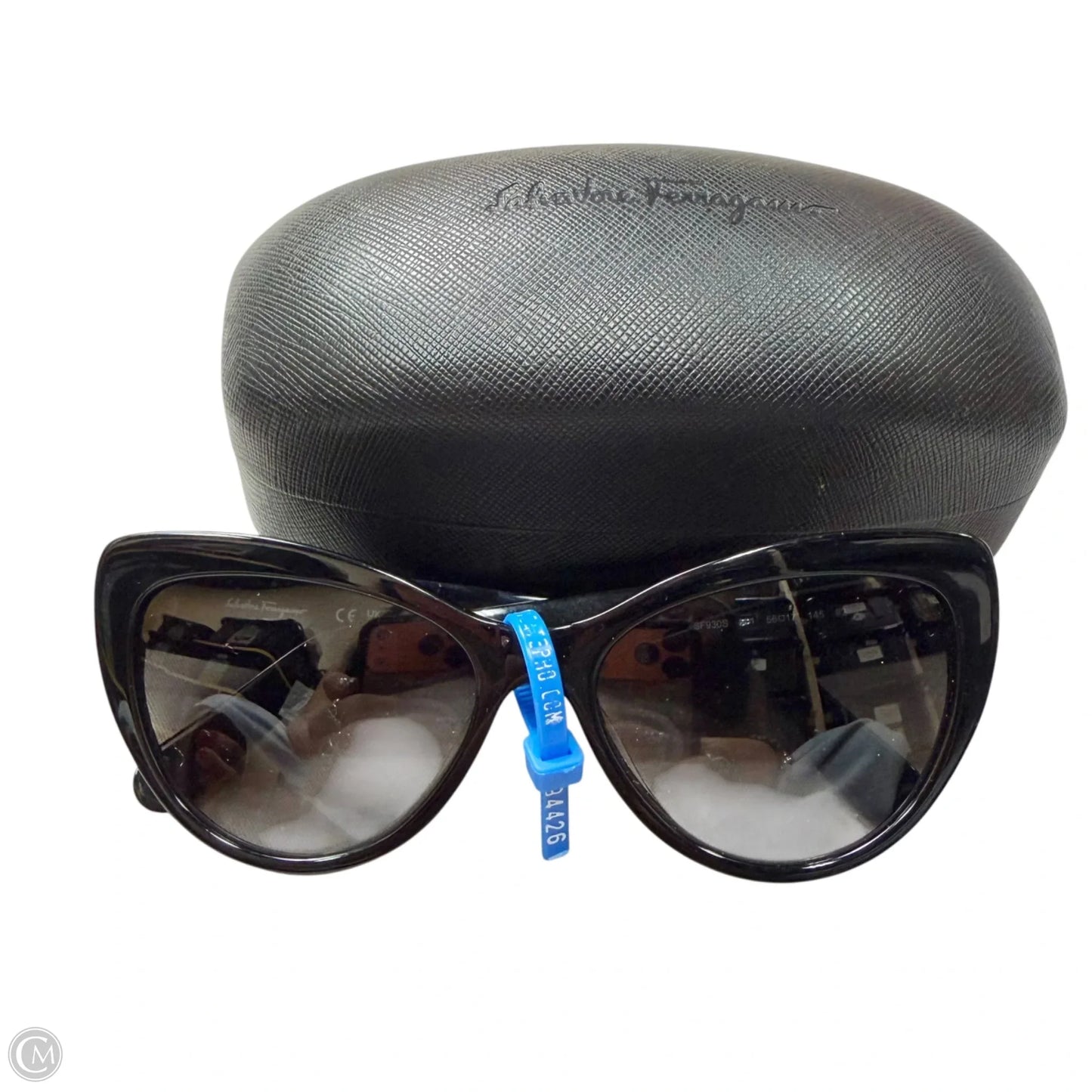 Sunglasses Luxury Designer By Ferragamo, Size: Medium