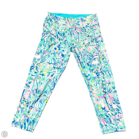 Pants Designer By Lilly Pulitzer In Blue & Pink, Size: Xl