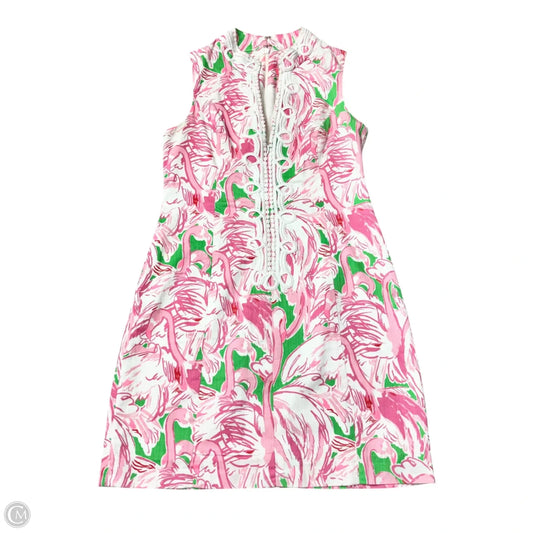 Dress Designer By Lilly Pulitzer In Pink & White, Size: Xs