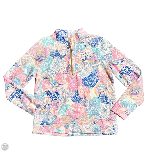 Sweatshirt Designer By Lilly Pulitzer In Pink & White, Size: M