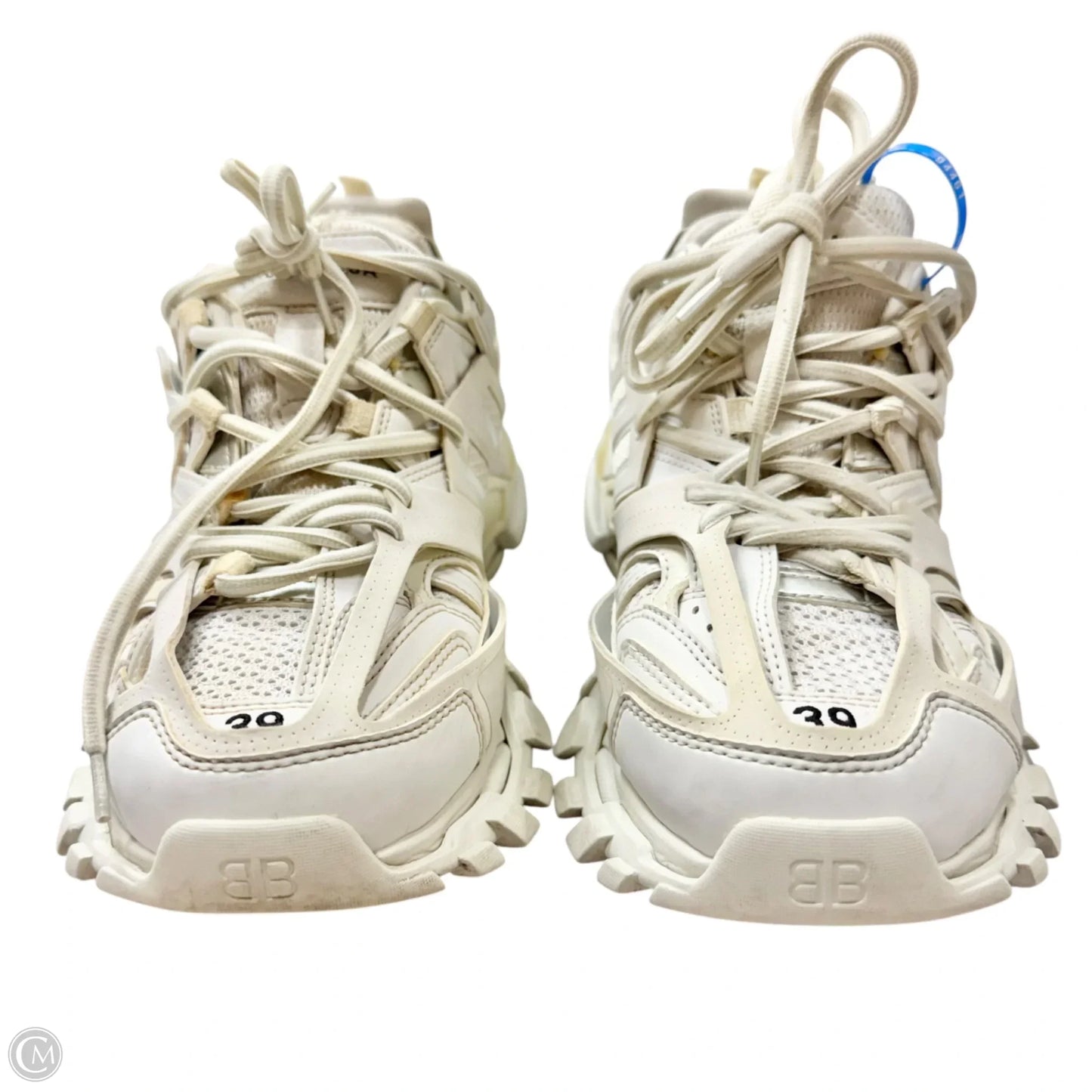 Shoes Luxury Designer By Balenciaga In White, Size: 9