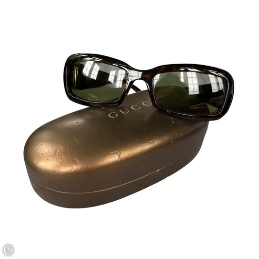 Sunglasses Luxury Designer By Gucci, Size: Medium
