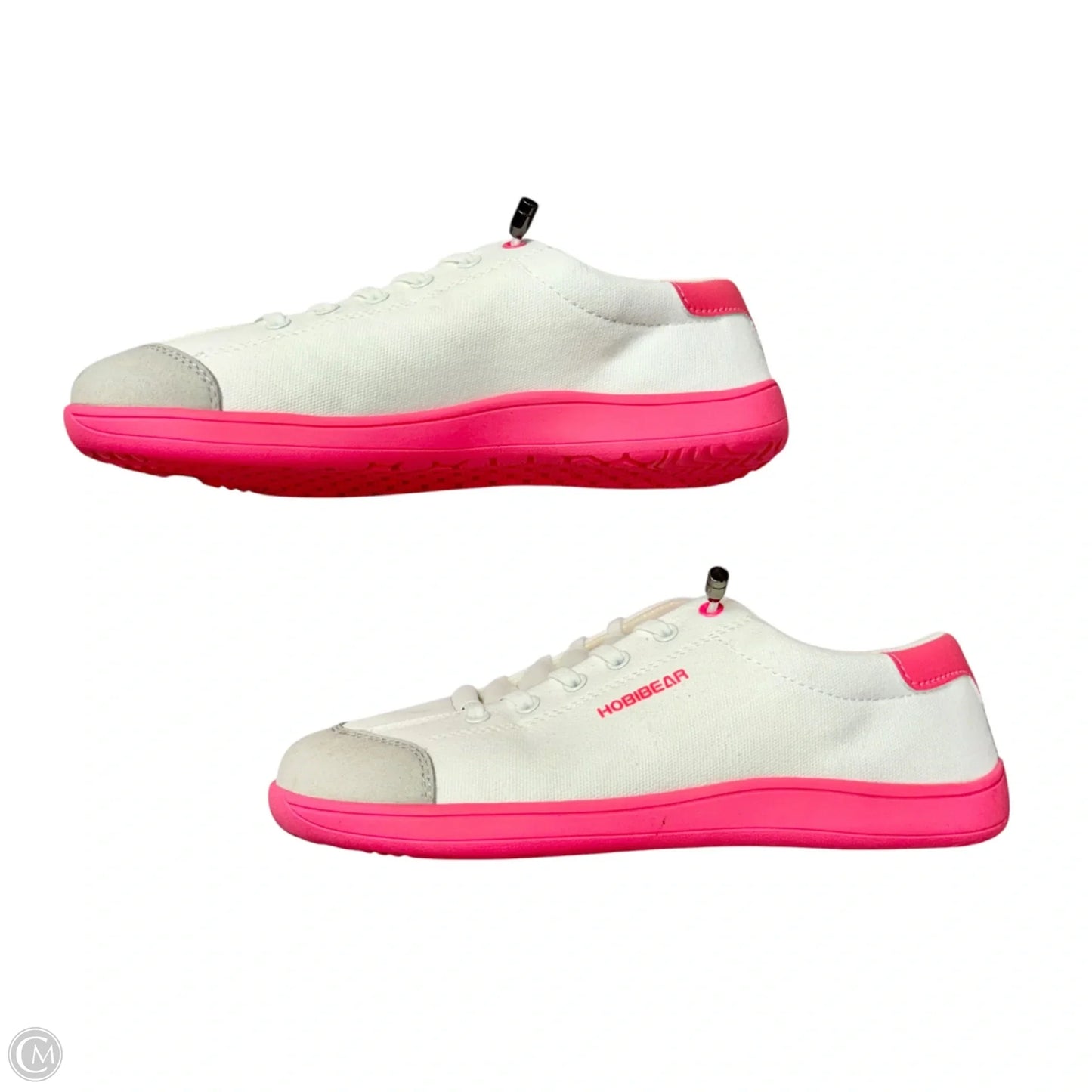 Shoes Sneakers By Hobibear In Pink & White, Size: 9.5