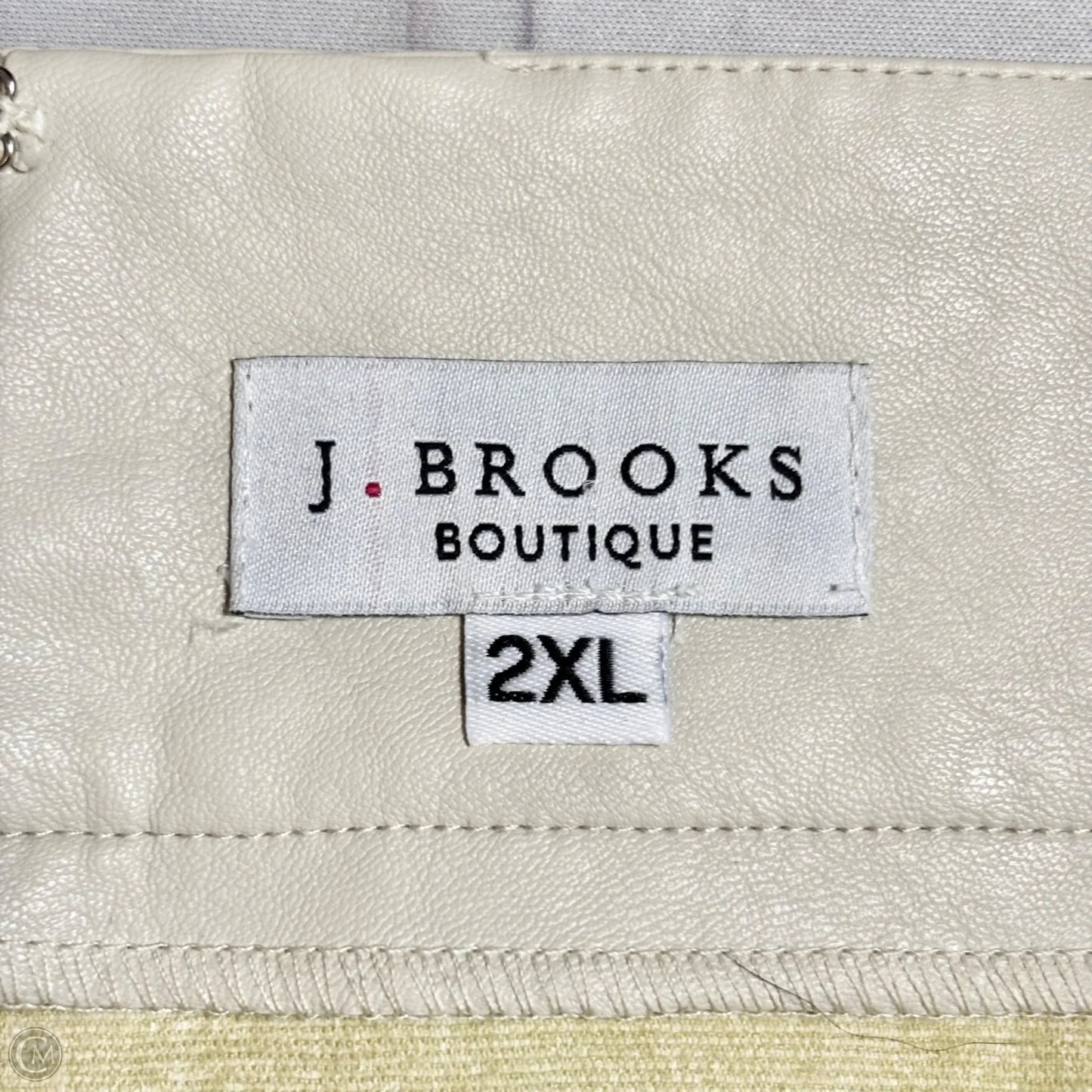 Skirt Midi By J. Brooks In Cream, Size: 2x