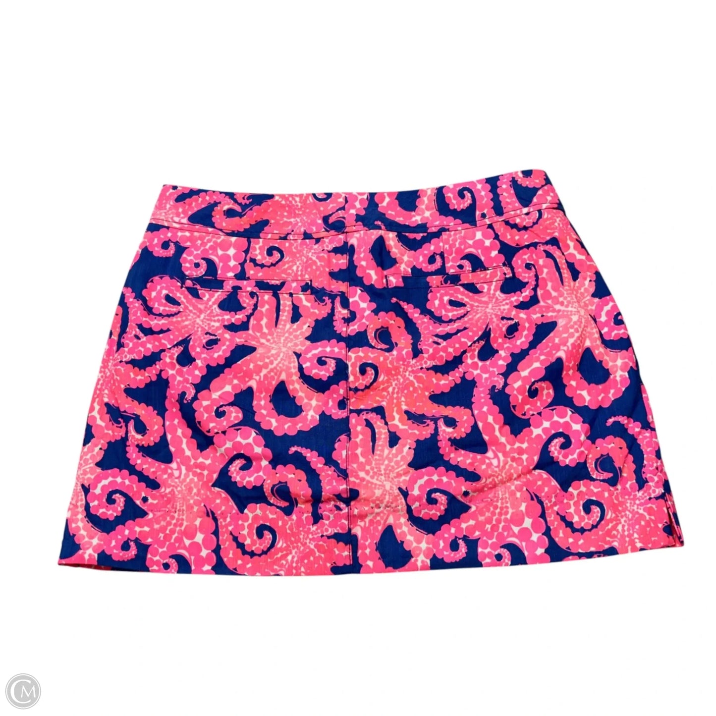 Skort Designer By Lilly Pulitzer In Blue & Pink, Size: 8