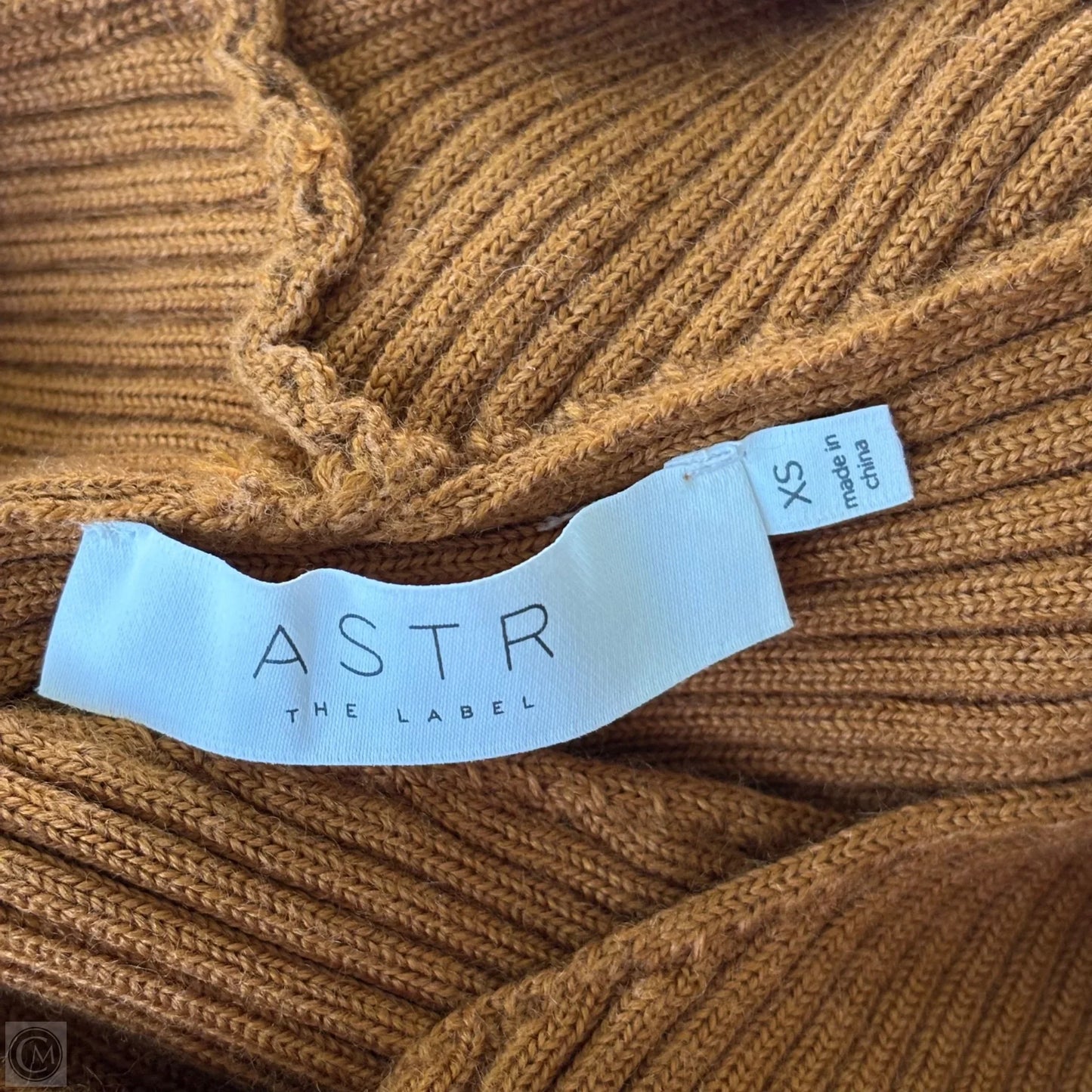 Sweater By Astr In Bronze, Size: Xs