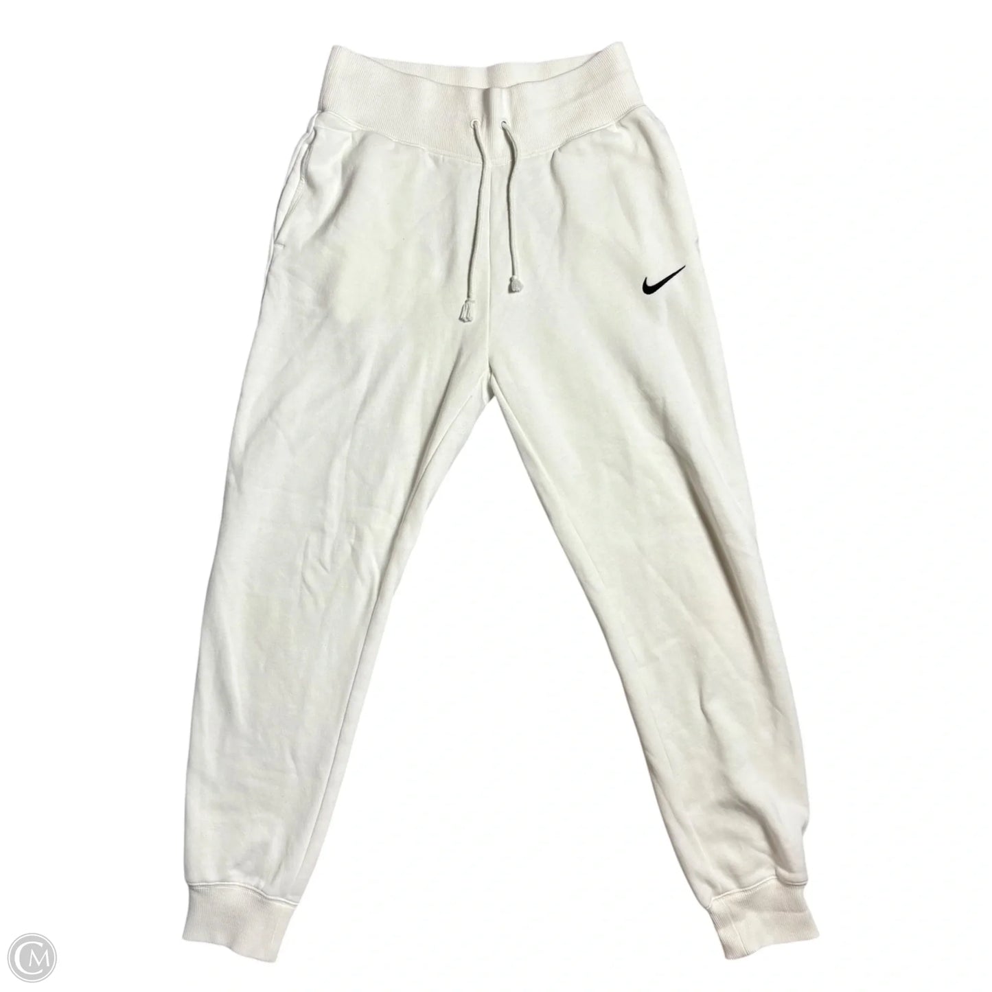 Athletic Pants By Nike In White, Size: S
