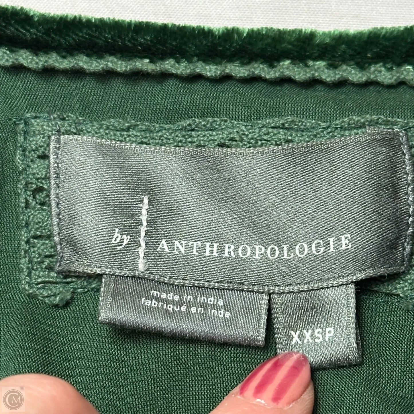 Dress Casual Midi By Anthropologie In Green, Size: Xxs