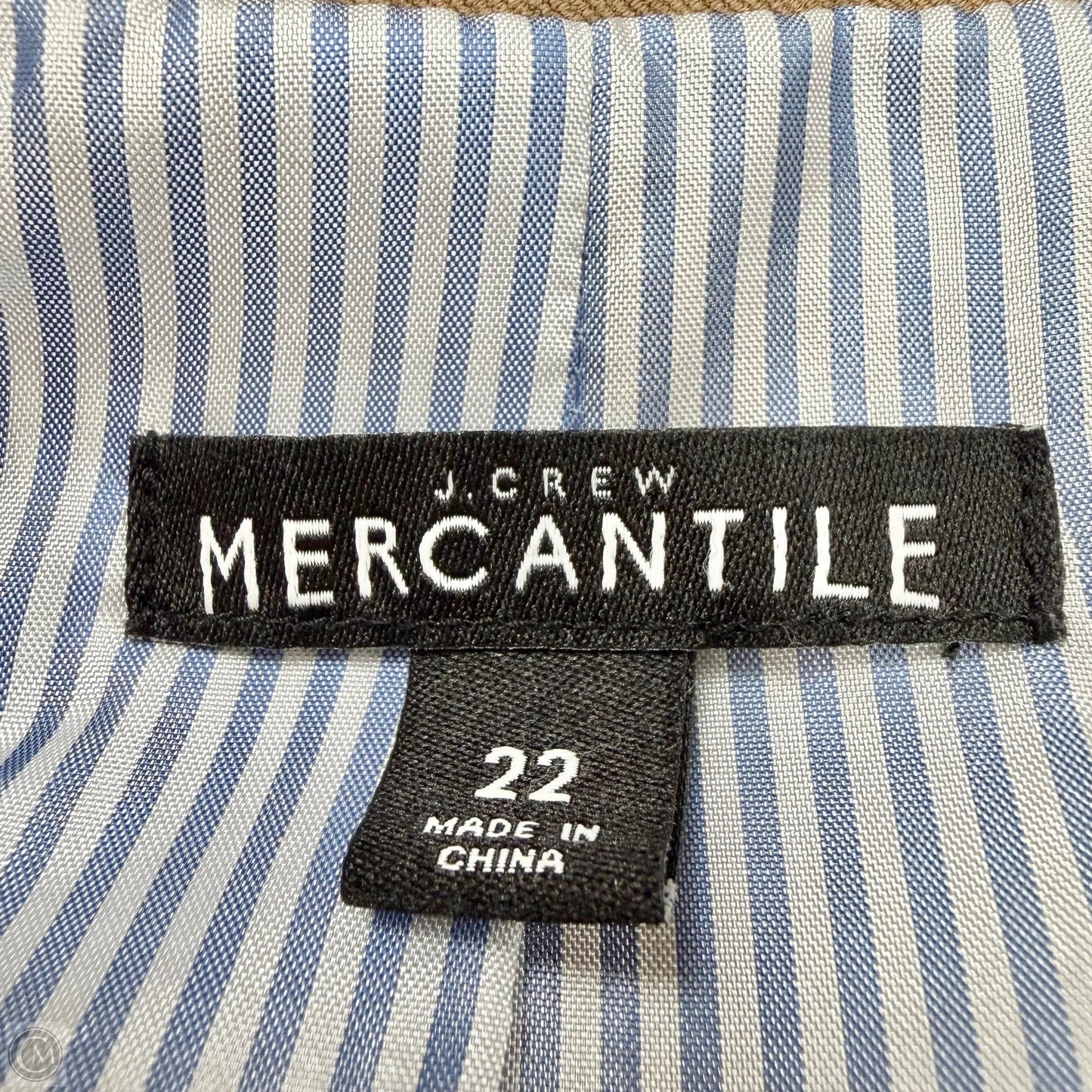 Blazer By J. Crew In Tan, Size: 3x