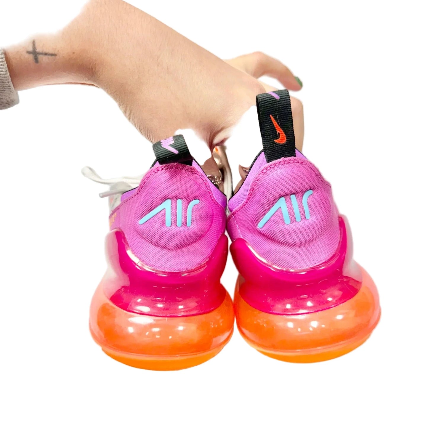 Shoes Athletic By Nike In Purple & White, Size: 8