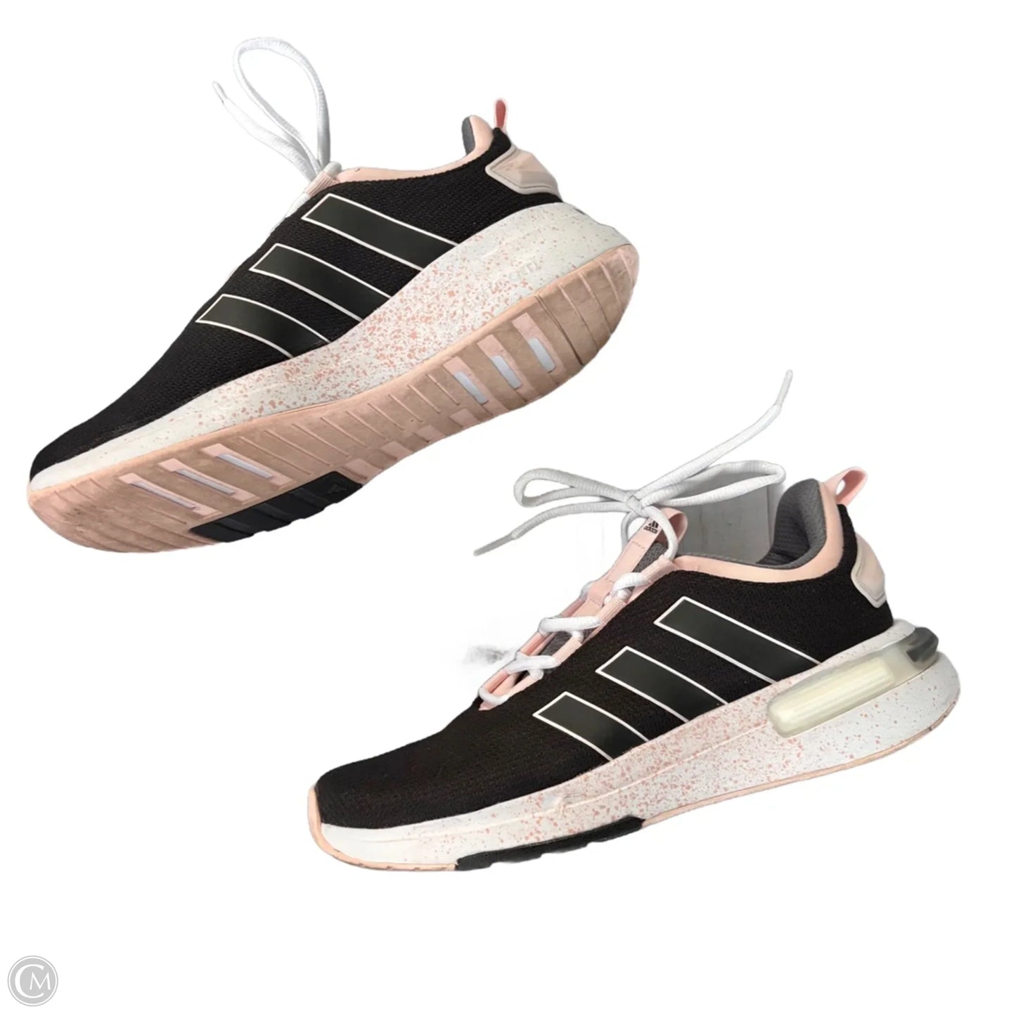 Shoes Athletic By Adidas In Black & Pink, Size: 8