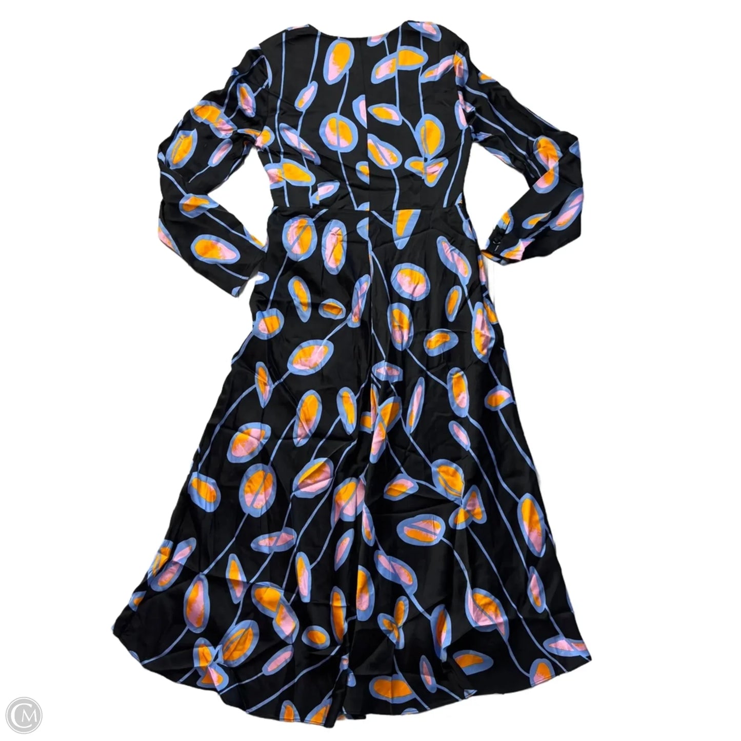 Dress Designer By Diane Von Furstenberg In Black & Blue, Size: L