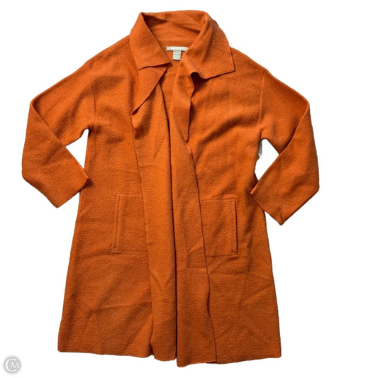 Coat Wool By Marconi In Orange, Size: L