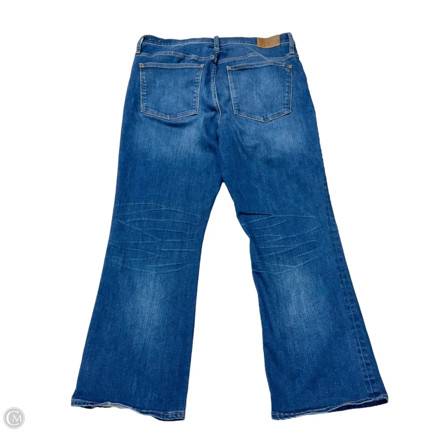 Jeans Boot Cut By Madewell In Blue Denim, Size: 12