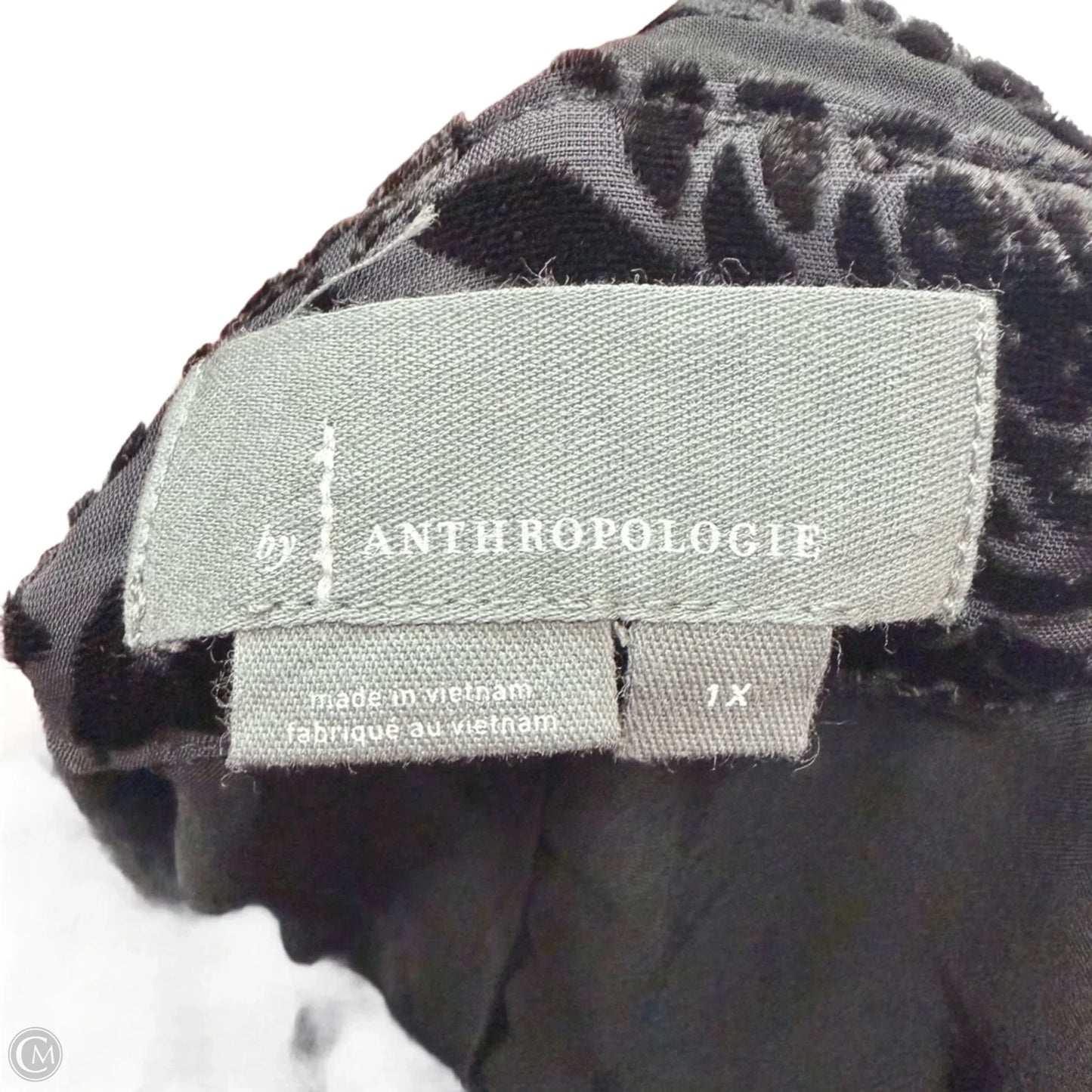 Dress Casual Short By Anthropologie In Black, Size: 1x