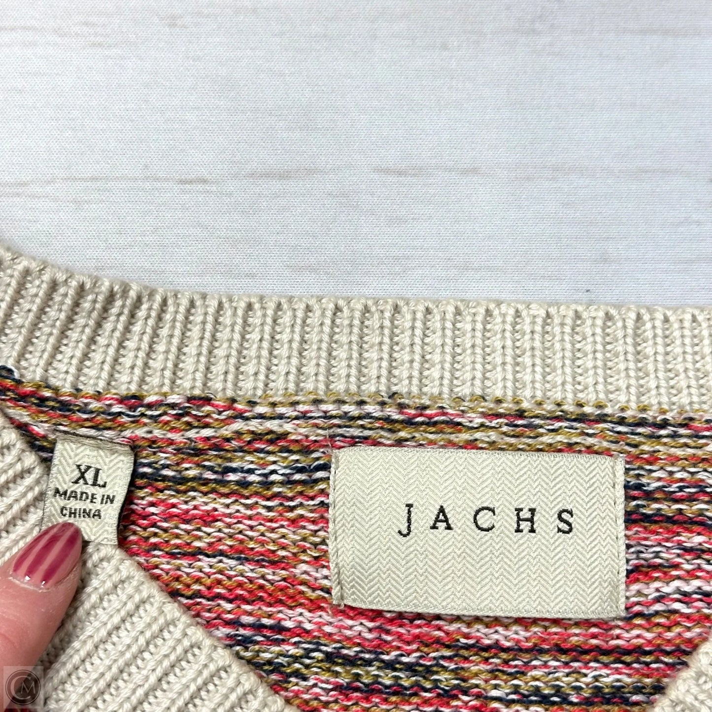 Sweater By Jachs Girlfirend In Multi-colored, Size: Xl