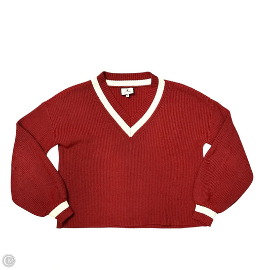 Sweater By Tuckernuck In Red & White, Size: M